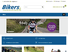 Tablet Screenshot of bikers.nl